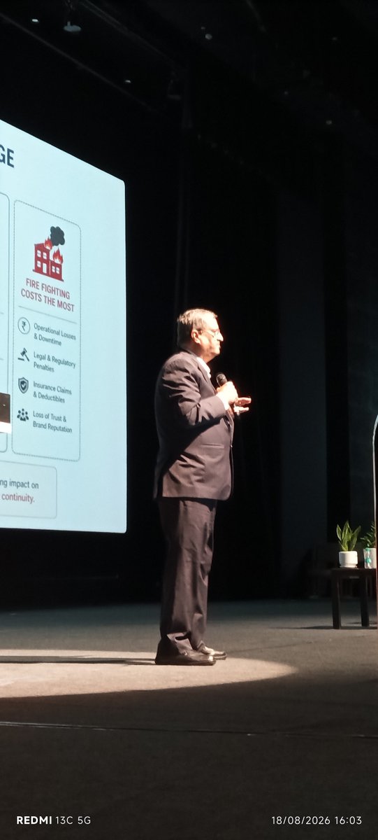 SimplifyingFire's tweet photo. From conventional fire safety to connected, intelligent systems. 🔥📡

At yesterday’s workshop on Simplified Provisional NOCs &amp; Adoption of New Technologies, Mr. Prasad Nishtala shared insights on how IoT sensors and intelligent monitoring can support smarter fire safety and NOC https://t.co/Hq75KO9dWq