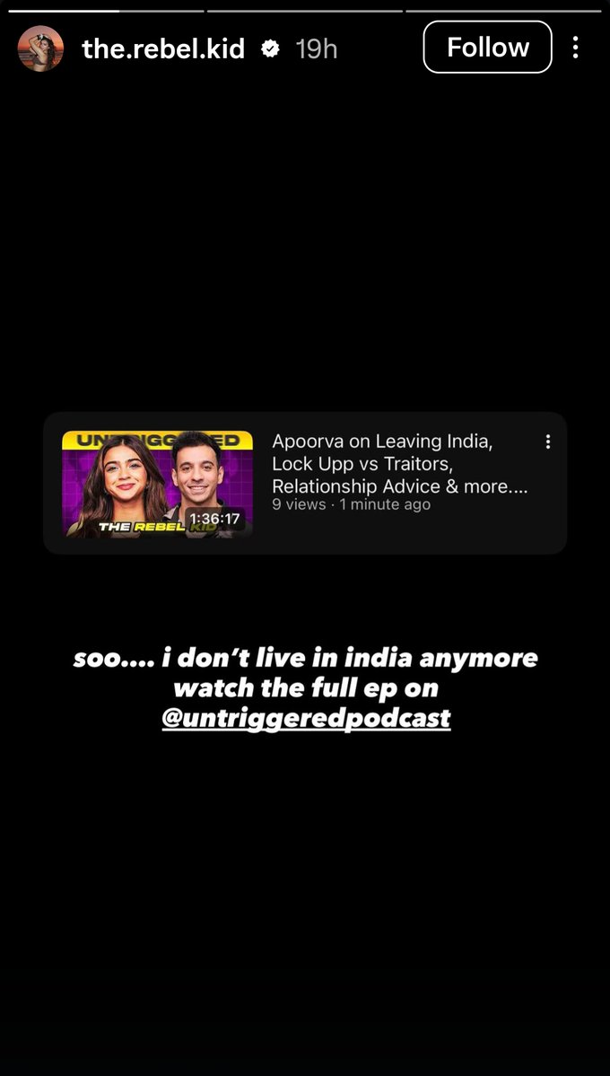 SKumararchives's tweet photo. Another Indian talent lost to America under Modi’s misgovernance.

Mother of Gen Z - Rebel Kid aka Apoorva Makhija has moved to New York.

Brain drain is real. 🇮🇳 https://t.co/jbNHDO4LJ0