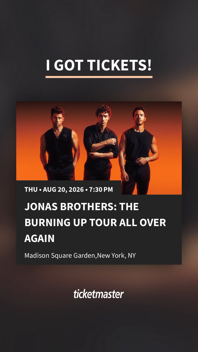 Tiff_Michelele's tweet photo. Because one @jonasbrothers show wasn’t enough, See yall tomorrow 😍 https://t.co/OgpC3VaN2O