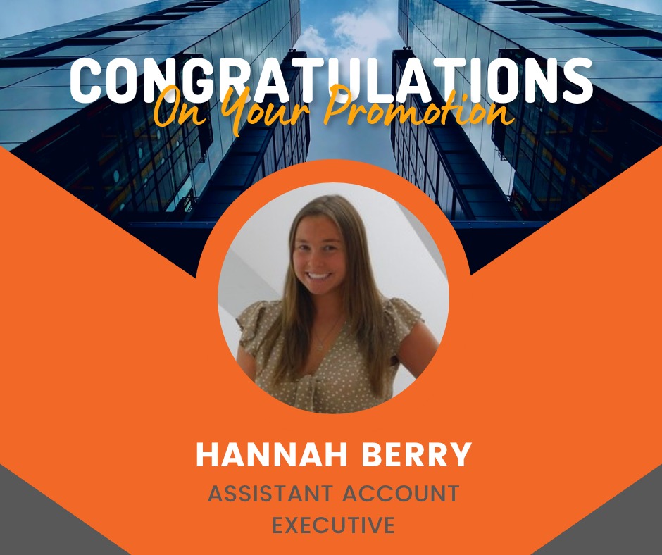 WiresideCom's tweet photo. Congratulations, Hannah Berry on your recent promotion to Assistant Account Executive! We're thrilled to share your well-deserved milestone and look forward to seeing all you accomplish! 
 
#Promoted #Promotion #TechPr #PublicRelations #PR https://t.co/RNDvbT3DBF