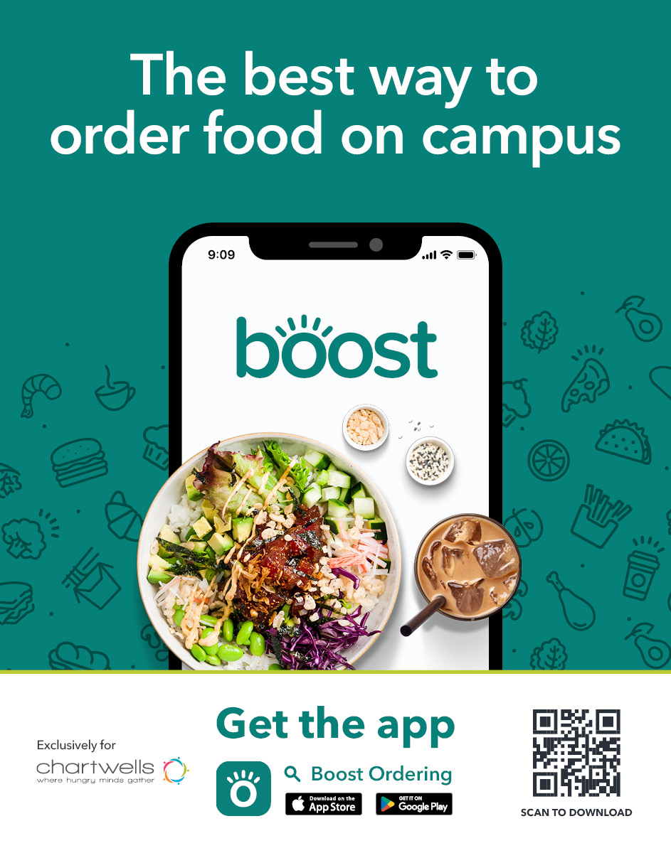 uwlacrossedine's tweet photo. Make this school year a great one by downloading the Boost app! 🍴 📲
Order your favorite meals ahead of time and enjoy a quick and convenient dining experience right here on campus. 🥗
#Boostapp #convenientdining #studentsuccess #campusdining #chartwellshighered https://t.co/ipEi2k0vlD