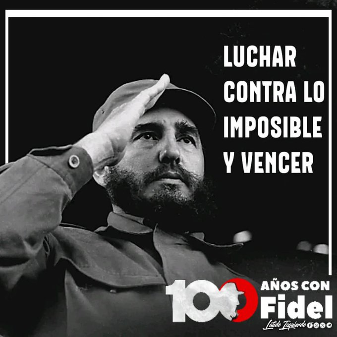 GerardoMor59403's tweet photo. #100AñosConFidel"El Partido es nuestro instrumento fundamental, por excelencia, de la Revolución y de la construcción del socialismo, tarea histórica y extraordinariamente difícil cuando tiene que construirse en las condiciones en que lo ha tenido que construir nuestro país..". https://t.co/2rAA4xdyuO