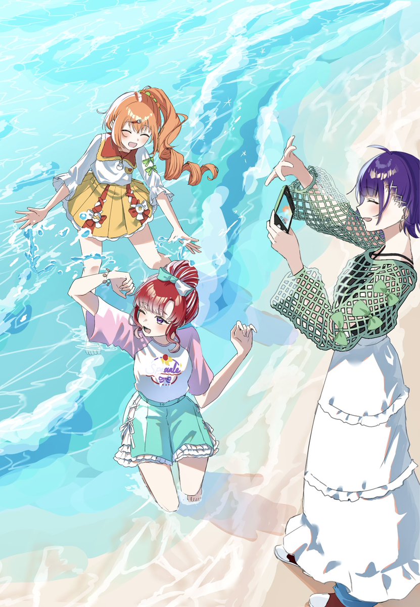 Sun_kakusui's tweet photo. ななきらおとめ🏝️
#すずなあーと　#さおと名画　#たまこのーと https://t.co/EXLnylFVDD