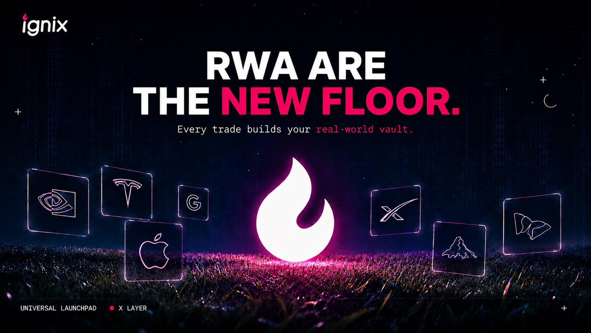 Ignixbot's tweet photo. IGNIX is the universal launchpad on @XLayerOfficial and we are joining the $5M RWA Liquidity Incentive Program.   

We support the launch of any asset with these core features: 

✅AI Agents: The first to launch agent tokens with verified revenue 
✅RWA Memes: Anchor momentum to real-world utility.
✅The Asset Factory: Flexible models and custom taxes. 
✅Permanent Liquidity Locking  

Every token launched on IGNIX is eligible to participate in the $5M RWA Liquidity Incentive Program.  

Launch soon. Your conviction, our ignition.