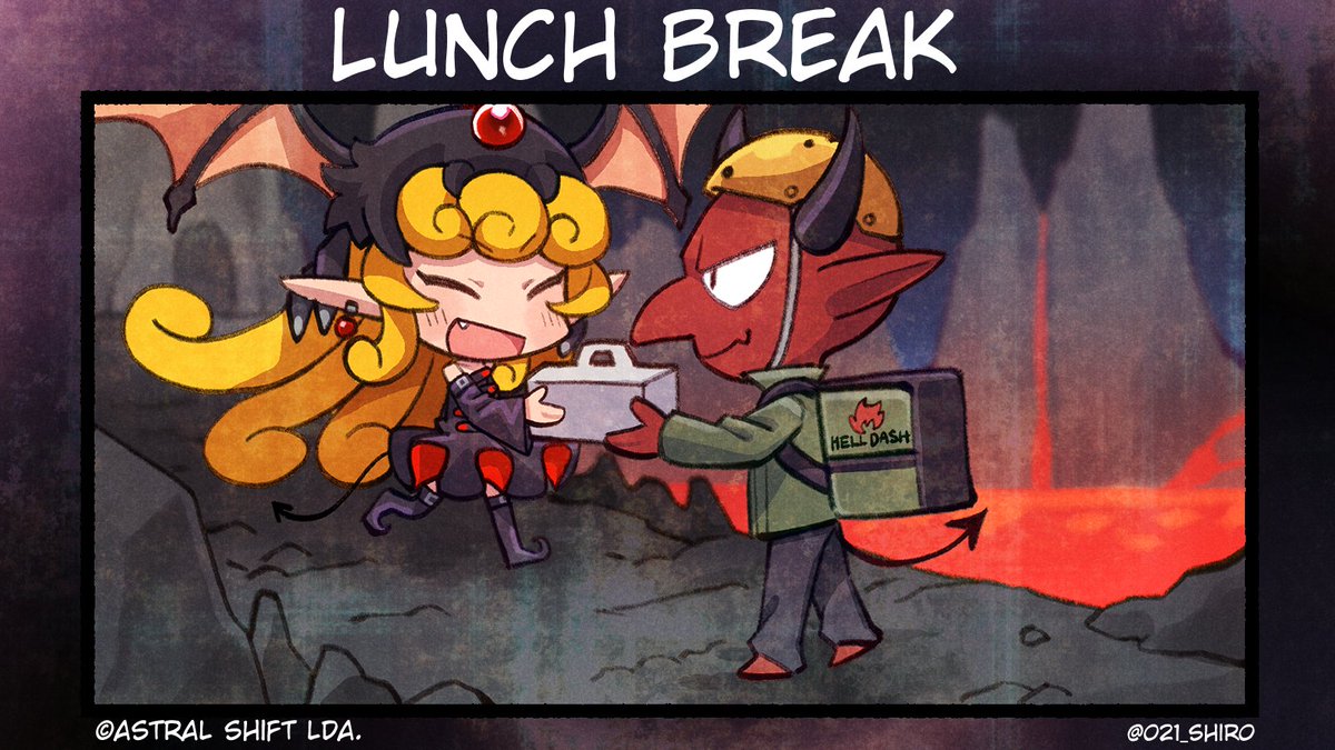 hellmaidengame's tweet photo. ❤️‍🔥#HellMaiden 𝕮𝖍𝖗𝖔𝖓𝖎𝖈𝖑𝖊𝖘 #16 — "Lunch Break" https://t.co/KxSztPI7mh