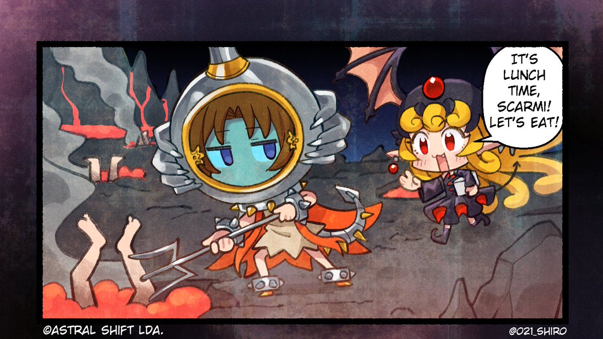 hellmaidengame's tweet photo. ❤️‍🔥#HellMaiden 𝕮𝖍𝖗𝖔𝖓𝖎𝖈𝖑𝖊𝖘 #16 — "Lunch Break" https://t.co/KxSztPI7mh