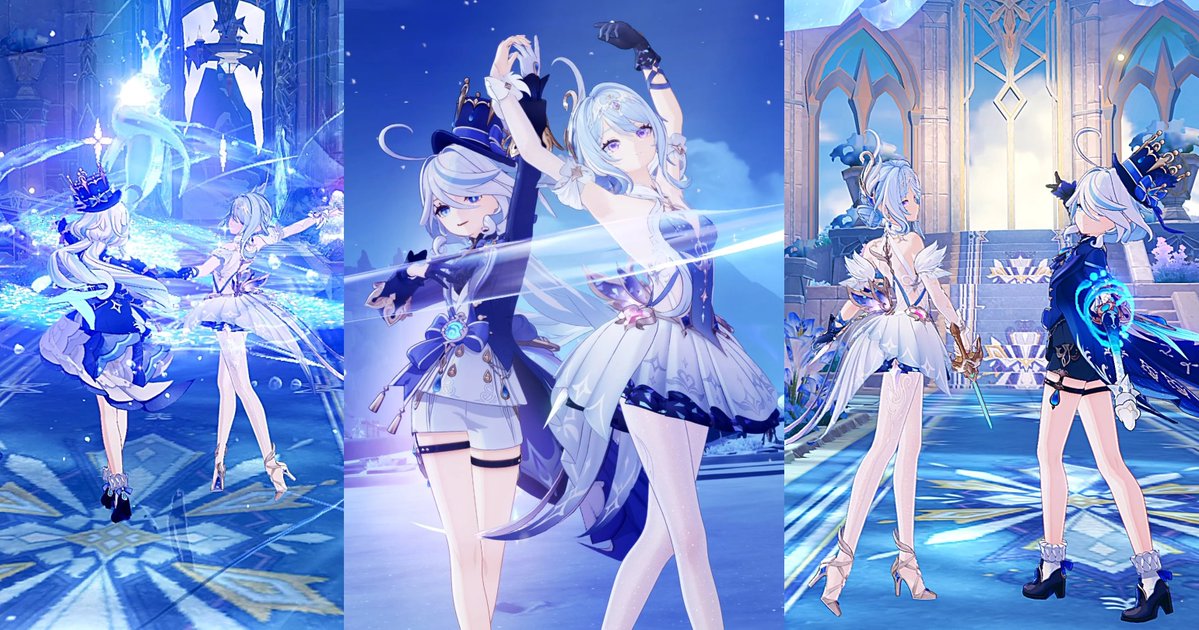 teyvattabloid's tweet photo. When ATK animations sync perfectly (ft. Odette &amp; Furina)

©️ u/asilvertintedrose

#Genshinlmpact #Genshin #GenshinMemes https://t.co/RtNyySZUGm