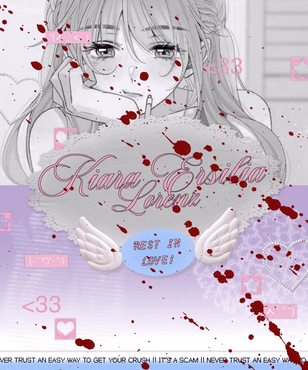 dalkce's tweet photo. A whole week spent wishing for you to be mine, only to discover that it was all a cruel deception. I–KIARA ERSILIA LORENZ–have found my forever. And even if you can no longer be mine in life, I'll date you forever, darling. In my mind, in my heart, and in the depths of Hell. https://t.co/0DokTKqMUC