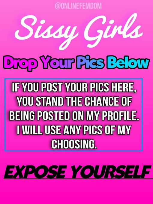 DomKinggMalcolm's tweet photo. 🔥Post your sissy pics in the comment &amp; give me full control🔥

You’re handing over your last shred of privacy, bitch! If I like what I see, it’s going up for the whole world to laugh at

#Exposure #BNWO #Loser https://t.co/qrcsku9gtD