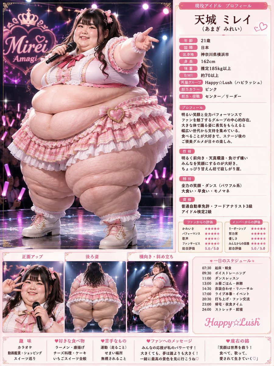 zenssbbwsuki's tweet photo. 重度肥満キャラジェネレーター改良 https://t.co/GNaK0FuuEy