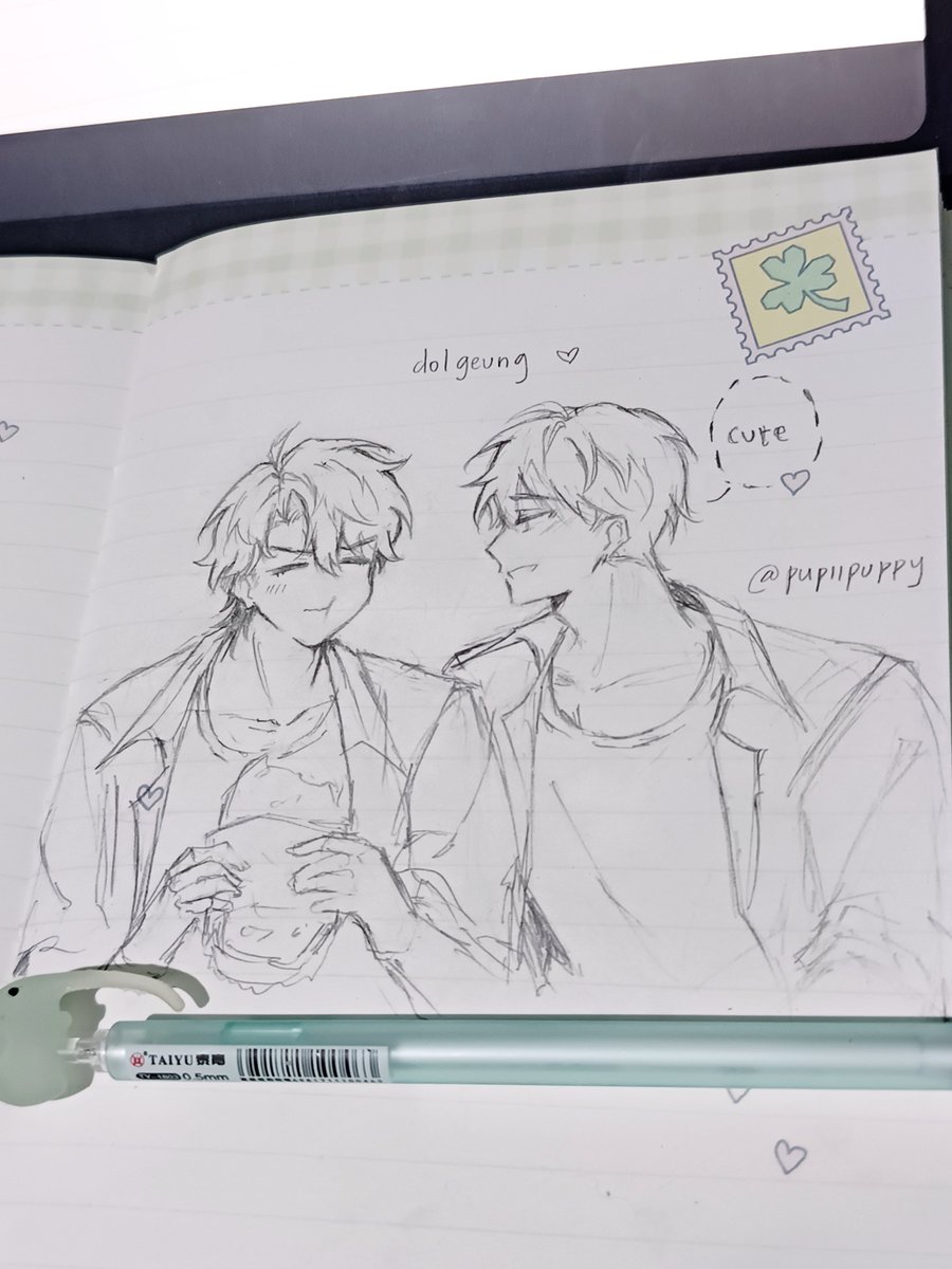 pupiipuppy's tweet photo. 돌긍 dolgeung sketch https://t.co/yXniYeoDvd