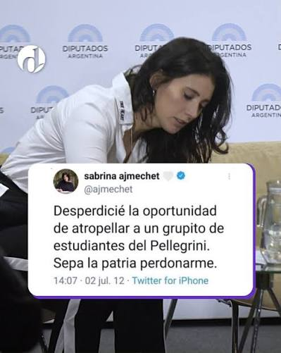 Renata350698471's tweet photo. En Argentina puede ser diputada alguien que tiene nacionalidad Israelí. Y confesa anglófila traidora a la patria que públicamente ha renegado de Las Malvinas y Argentina... y destituyeron a un  juez  argentino patriota que se atreve a criticar el genocidio perpetrado por Israel.. https://t.co/56f152i5Ya