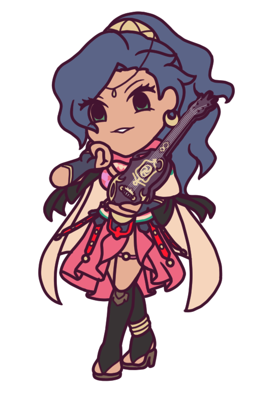 CrimboCombo's tweet photo. Leda from Fortune's Weave Chibi Sticker! https://t.co/G9NHwYtG79