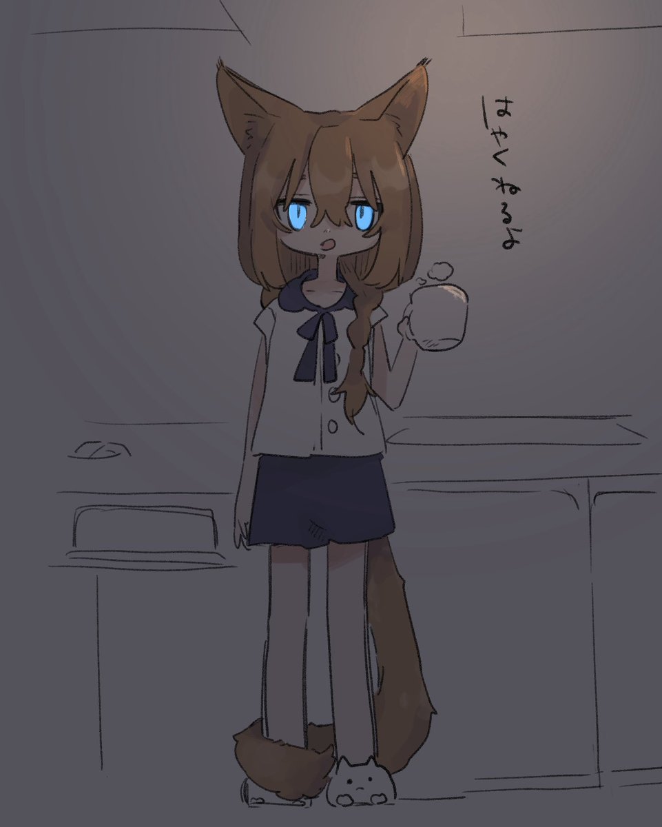 NeRx75's tweet photo. まだ起きてる絵 https://t.co/qY3JclE9LK