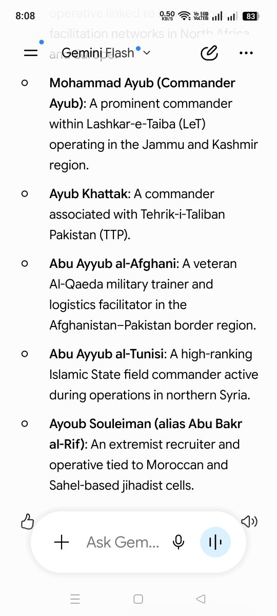 ShivaAboveALL's tweet photo. @RanaAyyub These are some of the prominent terrorists who have Ayyub in their names, should the country disown Rana Ayyub as well? https://t.co/4cBrLqojuI