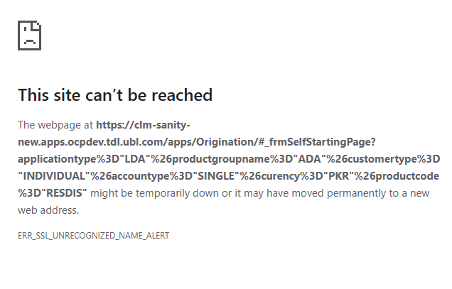 mustaquim's tweet photo. @UBLDigital Why is a sanity environment link being sent to customers? This appears to expose an internal development environment. Is this intentional? https://t.co/K3Xpct4Ch4