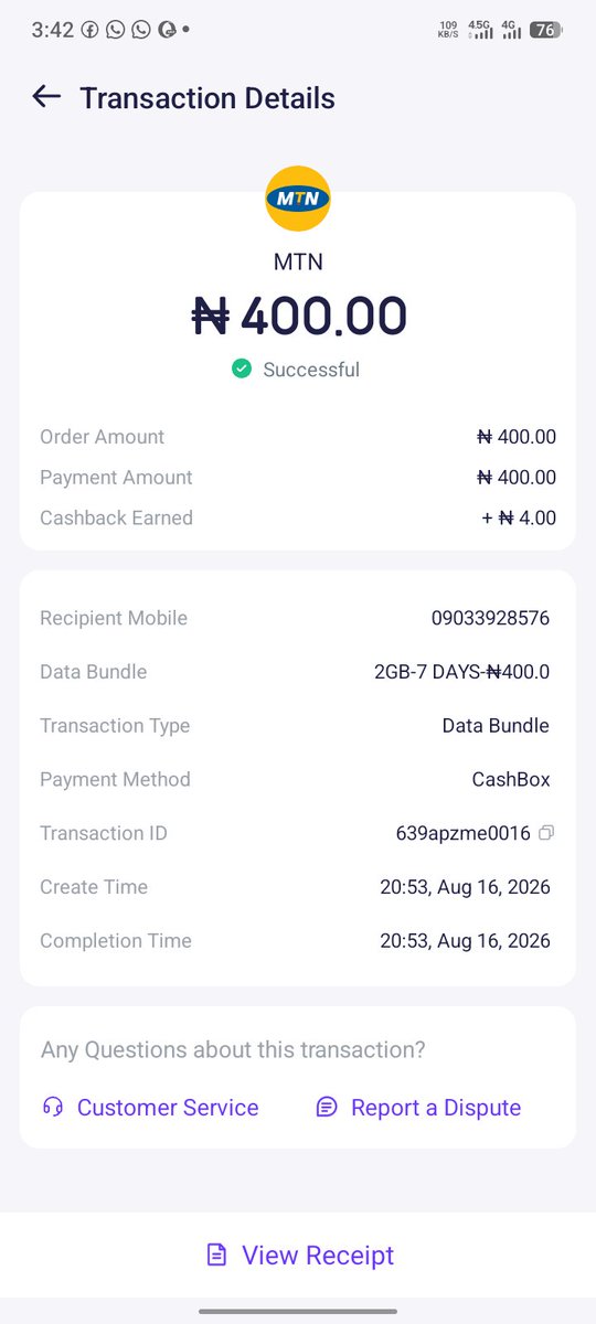 SamkingPrince's tweet photo. @MTNNG God forbid MTN. You guys deceived me to recharge for MTN TikTok 2gb social bundle, i can't even use it. I called the customer care they said they can't even see it on my account. Shameless people defrauding Nigerians https://t.co/7MjehUFPqy