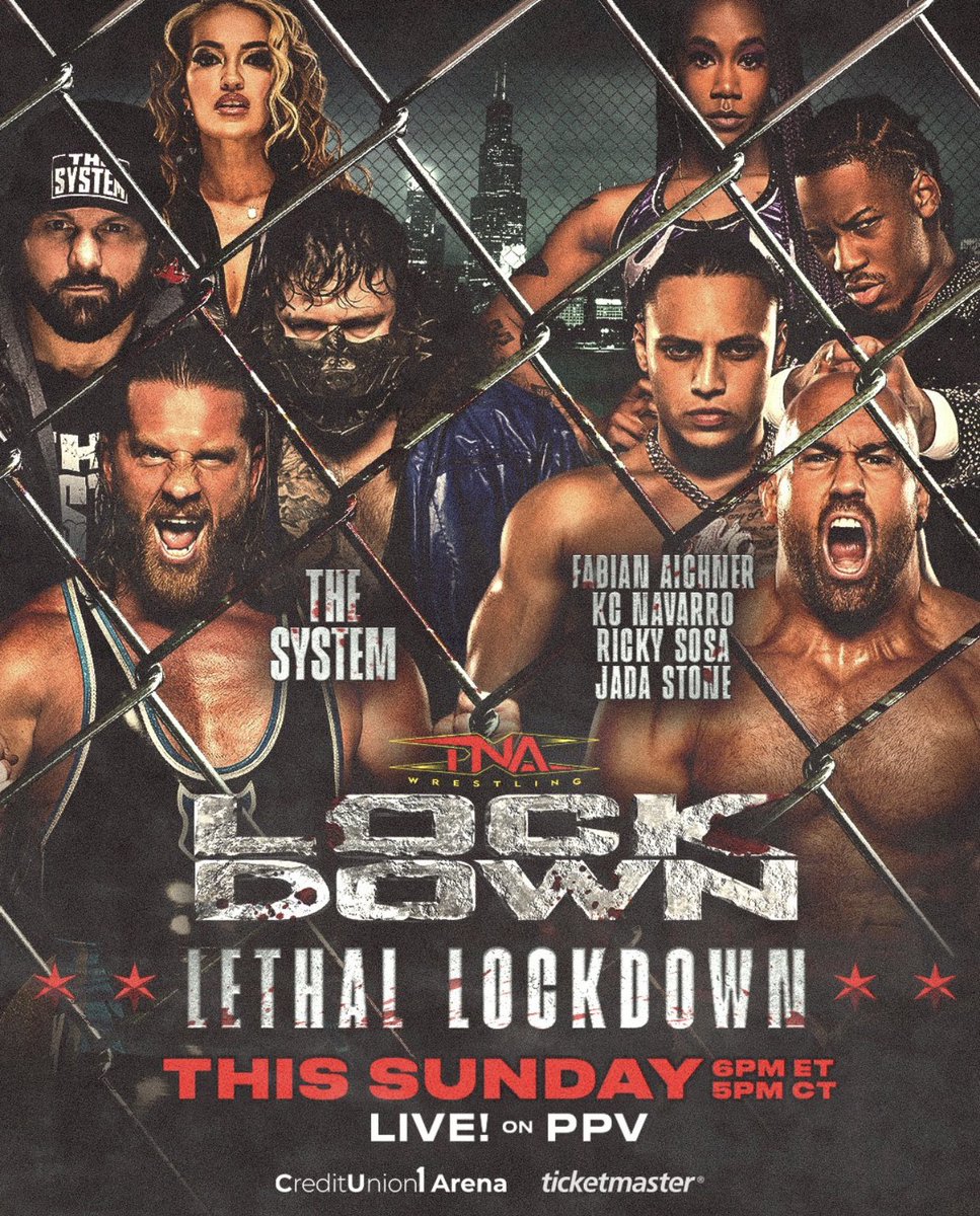 JadaStoneee's tweet photo. Chicago! 🔥 This Sunday, I’ll Be Stepping Into @tnawrestling First Lethal Lockdown In 10 YEARS! 😈💥 Things Are About To Get WILD. Sparks Are Going To Fly, Get Your Last Minute Tickets: https://t.co/f3idipRg0P 🔥 Who’s ready?! #TNA #LethalLockdown #Chicago https://t.co/qUjGjDt21N