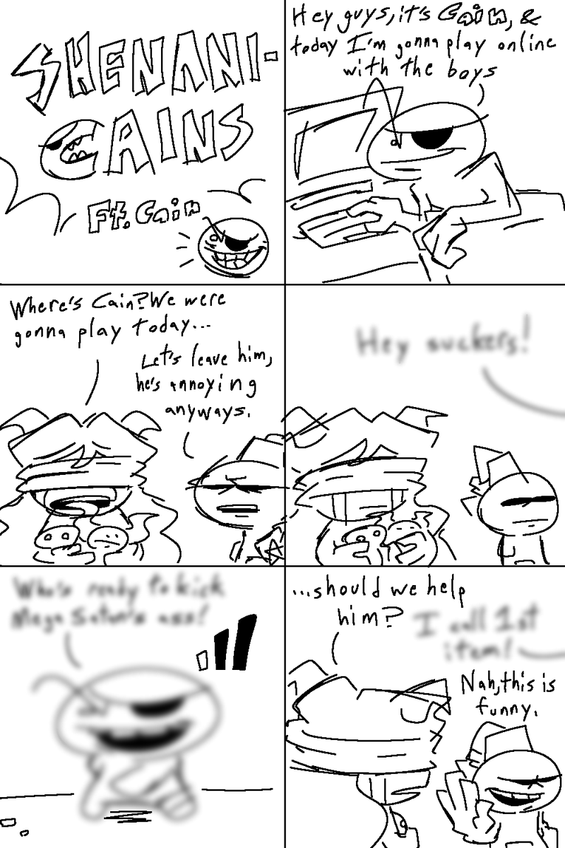 waweezer's tweet photo. yall did like my tboi comic shenanicains so here’s more https://t.co/LR323dxMZj