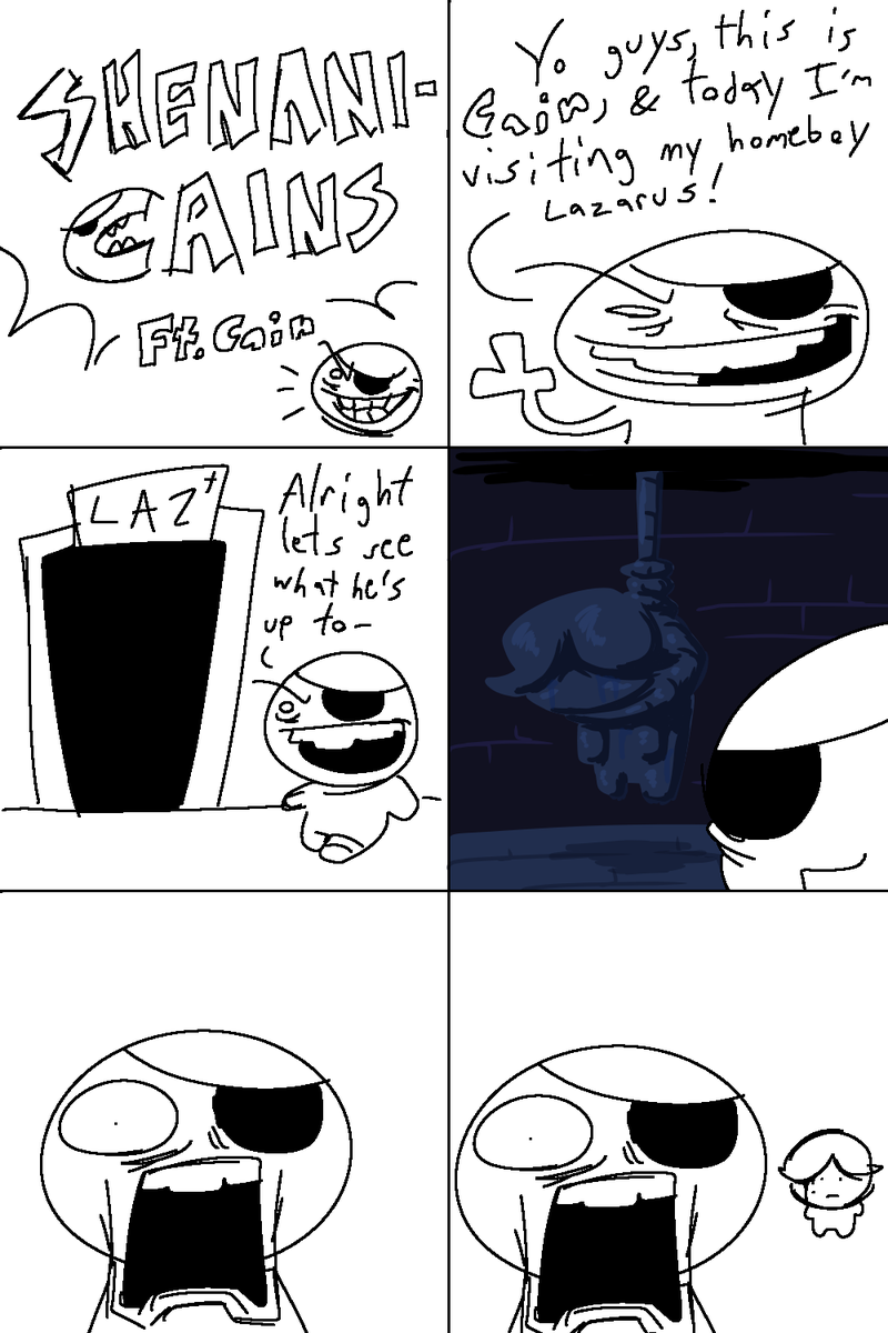 waweezer's tweet photo. yall did like my tboi comic shenanicains so here’s more https://t.co/LR323dxMZj