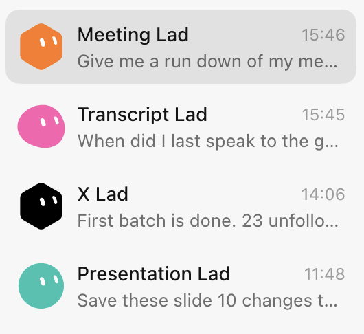IsJenProduction's tweet photo. Today's Highlights (so far)
- Set up GrokBot. Meet my lads 
- Created new automated routines connecting to my Gmail, Calendar, Tactiq, X, Canva...
- Completed Client requests on Eureka 
- Created a new deck for our product Gatsby
- Created product packs/ emails for our neighbours
What did you do?
