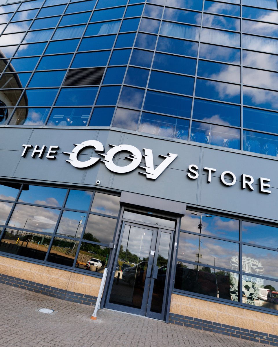 CCFCSSO's tweet photo. The Cov Store and The Race Experience will close at 5pm today and will resume normal trading hours from 9am tomorrow. https://t.co/CmuuZZbwAN