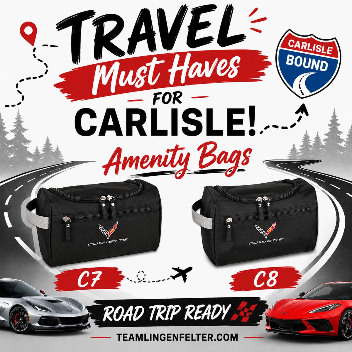 LingenfelterRG's tweet photo. Are you ready for Corvettes at Carlisle?  We have the travel bags!! https://t.co/GdPAMAxljO #Corvette #TeamChevy #Lingenfelter https://t.co/i1xy4y5dir
