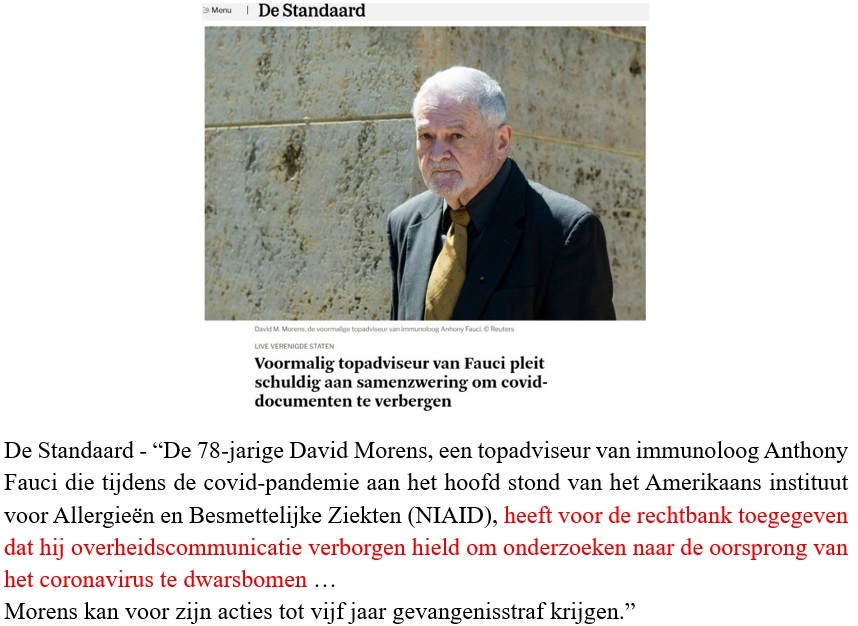 LowikRonald's tweet photo. Dat David #Morens was aangeklaagd voor malversaties, is lang bekend. Maar, dat hij dat nu heeft toegegeven voor de rechtbank is nieuw. Gek genoeg kom ik hierover tot nu toe niets tegen in de Nederlandse #MSM. Toeval?
#Fauci #coronavirus @2eKamertweets
https://t.co/MHmHbjNhxS https://t.co/j9PevZbwaq