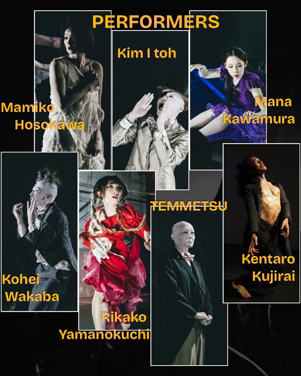 CoffeeWakaba's tweet photo. Re Anthropophagy Ball”
https://t.co/kQOEw7Y6mn
Performance Dates:
September 3 (Thu) 8pm &
September 4 (Fri), 6pm
Venue:Za-Koenji 2
5-minute walk from Koenji Station
https://t.co/Zxl1pUzBOB
Tickets: 4,000yen (advance) 4,500yen (at the door)
#butoh
#butohperformance https://t.co/kGFv7TugJA