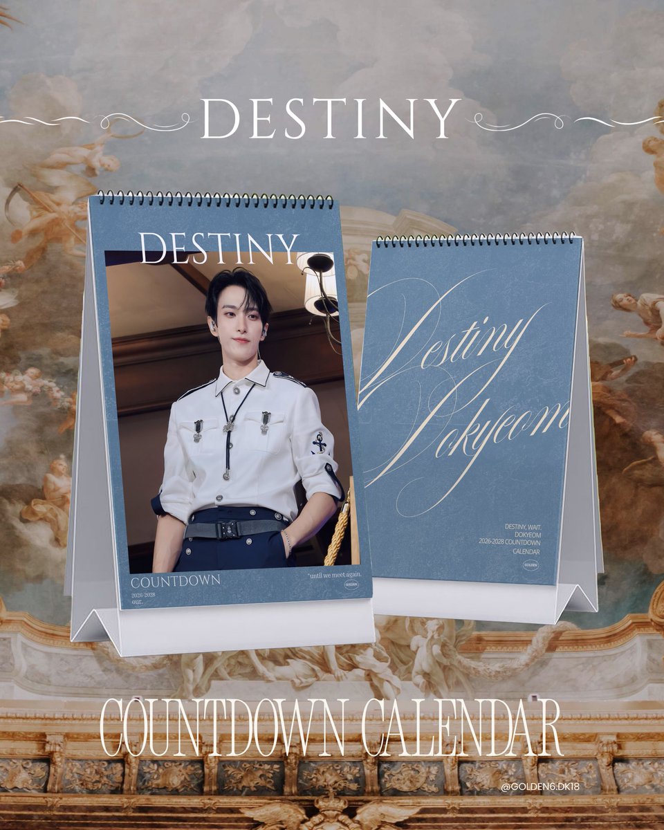 golden6_dk18's tweet photo. 🌻𝟮𝟬𝟮𝟲-𝟮𝟬𝟮𝟴 𝗖𝗼𝘂𝗻𝘁𝗱𝗼𝘄𝗻 𝗖𝗮𝗹𝗲𝗻𝗱𝗮𝗿💗𝗳𝗼𝗿 𝗗𝗢𝗞𝗬𝗘𝗢𝗠
✨𝐃𝐞𝐬𝐭𝐢𝐧𝐲, 

• 특전 입금 기간(선착순) : ~2026.08.26(wed) 23:59 KRT
• 전체 입금 기간 : ~2026.08.31(mon) 23:59 KRT
🇰🇷: https://t.co/JvP2n5QPTv
🇹🇼: https://t.co/S6UhgaU0I3 (賣貨便)
🍀 계시물을 RT해 주시는 2분께 추첨으로 선물드립니다(국내)
🌎 overseas G.O. DM주세요˖◛⁺⑅♡

#SEVENTEEN #DK #도겸 #DOKYEOM #석민 #세븐틴 #ソクミン #ドギョム #李碩珉