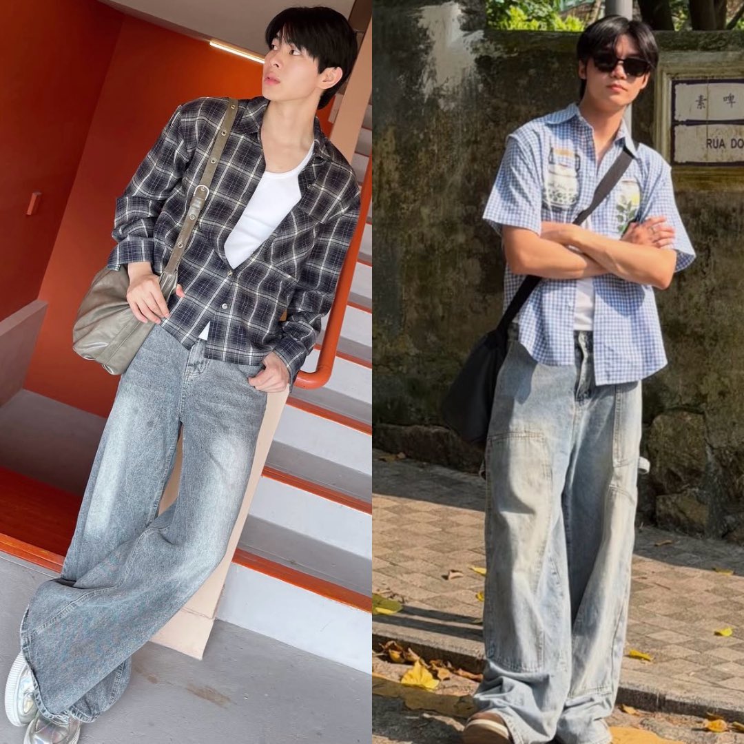 ncyyyyjiji's tweet photo. เสื้อเชิ้ตกับกางเกงยีนส์โคตรเท่ แต่ถ้าใส่ของ “นิยมยีนส์” จะหล่อขนาดไหนน้าาาาา 👀@.NiyomJeansTH 

#ศรัณญ์เคียงภู https://t.co/KDf4JioBcc