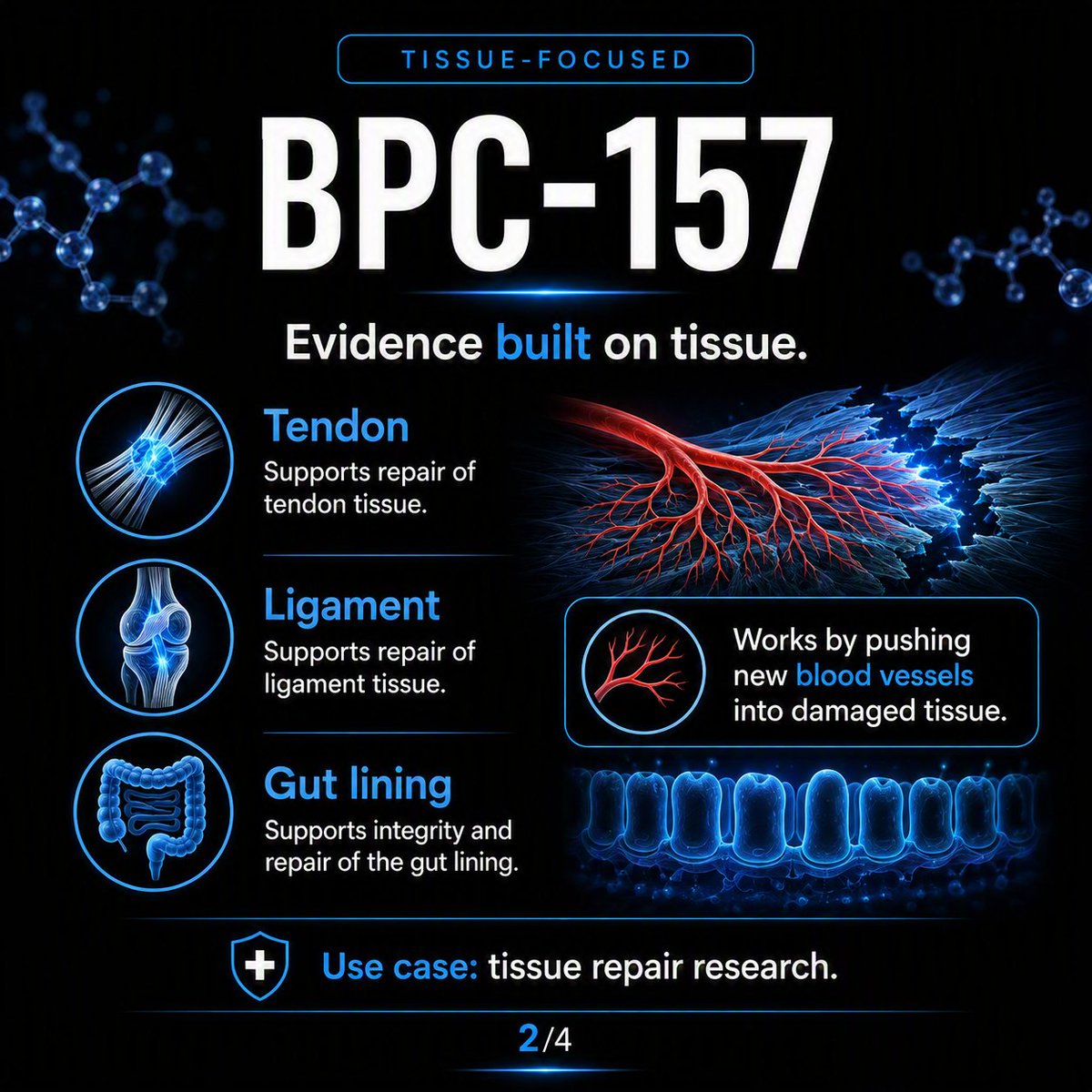 Peptides_Info's tweet photo. BPC-157 and KPV keep getting used like they're interchangeable. The research says otherwise. https://t.co/fMxpKScUjx