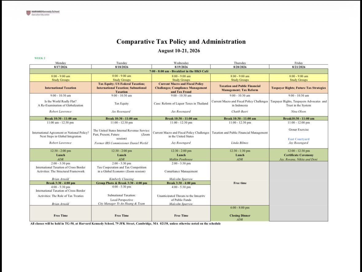 ChatibBasri's tweet photo. Kembali ke Harvard. Cambridge mulai bersiap menyambut semester baru.

Besok, saya kebagian mengajar lagi di Harvard Executive Education di Harvard Kennedy School untuk program Comparative Tax Policy and Administration. Senang bisa kembali ke ruang kelas, tempat di mana kadang pertanyaan jauh lebih menarik daripada jawaban.

Sayangnya, kali ini tak ada pembuat kebijakan dari Indonesia yang ikut. Mudah-mudahan lain waktu. Akan menarik membawa pengalaman kita ke kelas, sekaligus membawa pulang pertanyaan-pertanyaan dari sini.
