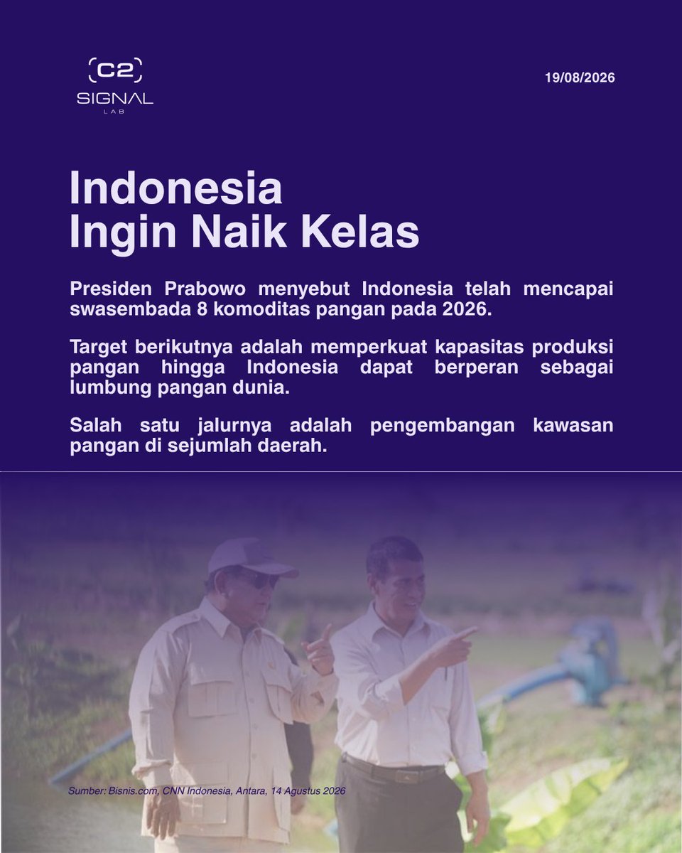 Signal__Lab_'s tweet photo. Dari Merauke sampai Sulsel, pengembangan kawasan pangan melibatkan aktor dan skema yang berbeda-beda.
Ada pemerintah pusat dan daerah, BUMN, badan usaha, koperasi, hingga petani yang mengambil peran masing-masing. https://t.co/62fAWZAw8g