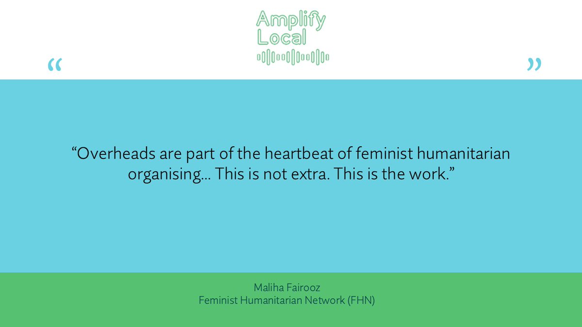 AmplifyLocal's tweet photo. 🗣️overheads, @FeministHumNet | #localisation #AmplifyLocal https://t.co/sU3MV1fB9l