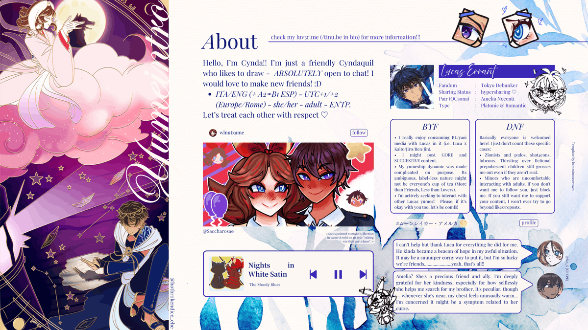 wlnutxame's tweet photo. [ #YUMEINTRO | #ムーンレイカー・アメルカ ]

Hello everyone! This is my first time trying out yumeshipping. I would love to make new friends to support, especially Lucas fans/yumes ❤️
Let's have fun together!

⛵️+info→ https://t.co/d2lGsPhfEC (luv3r)

— #tkdbyume #tkdb夢 #tkdboc https://t.co/dIbollQ4cU