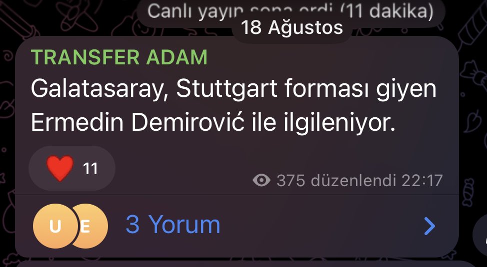 Transferadam_'s tweet photo. ÖZEL :) https://t.co/iLdGriQCyK