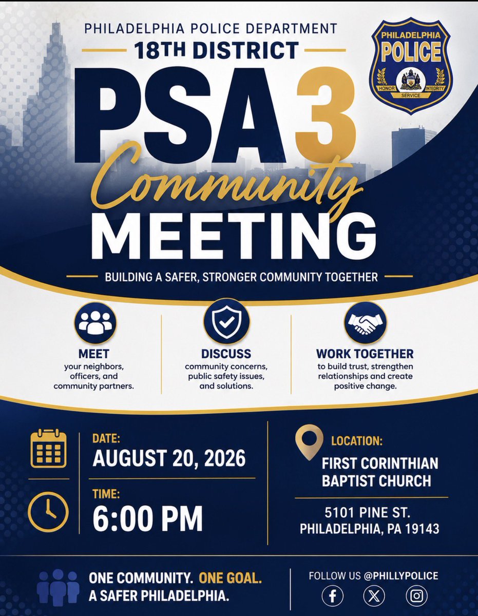 PPD18Dist's tweet photo. Join us tomorrow! https://t.co/2oyog0T0Iv