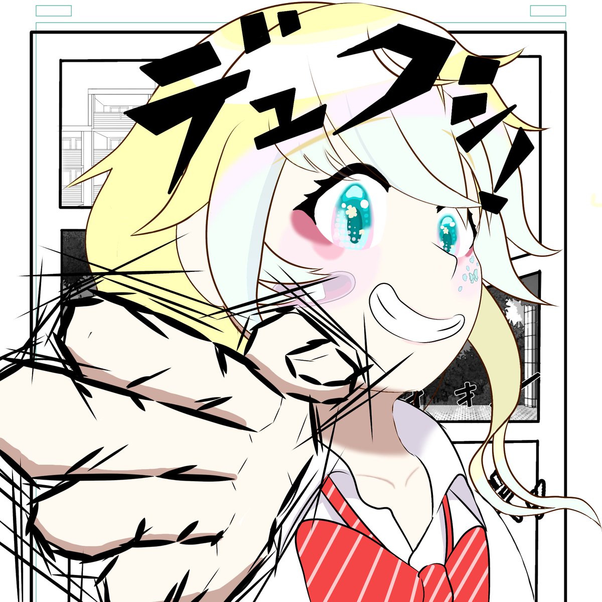 willppoi5's tweet photo. リアリティで描いたゔぉんぬさんのデュクシと真・デュクシ! https://t.co/xfr8XEtl1q
