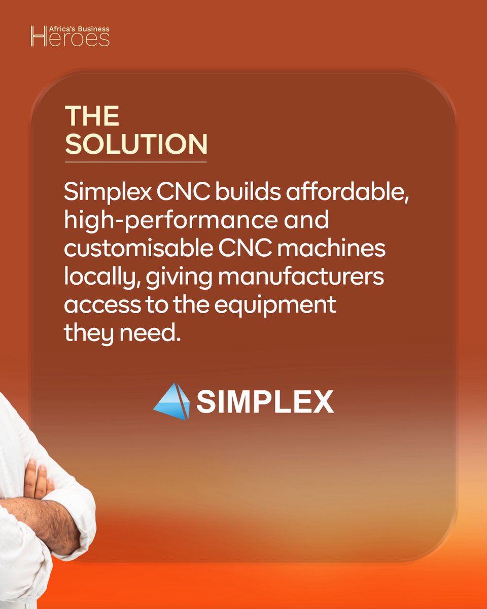 africa_heroes's tweet photo. Ahmed Shaaban, co-founder of @simplex_cnc is proving that Africa can build the industrial technology it needs—and compete with it globally.
#ABH2026 #ABHTop20
-
Ahmed Shaaban, cofondateur de Simplex CNC, prouve que l’Afrique peut développer la technologie industrielle dont elle a besoin et rivaliser à l’échelle mondiale.