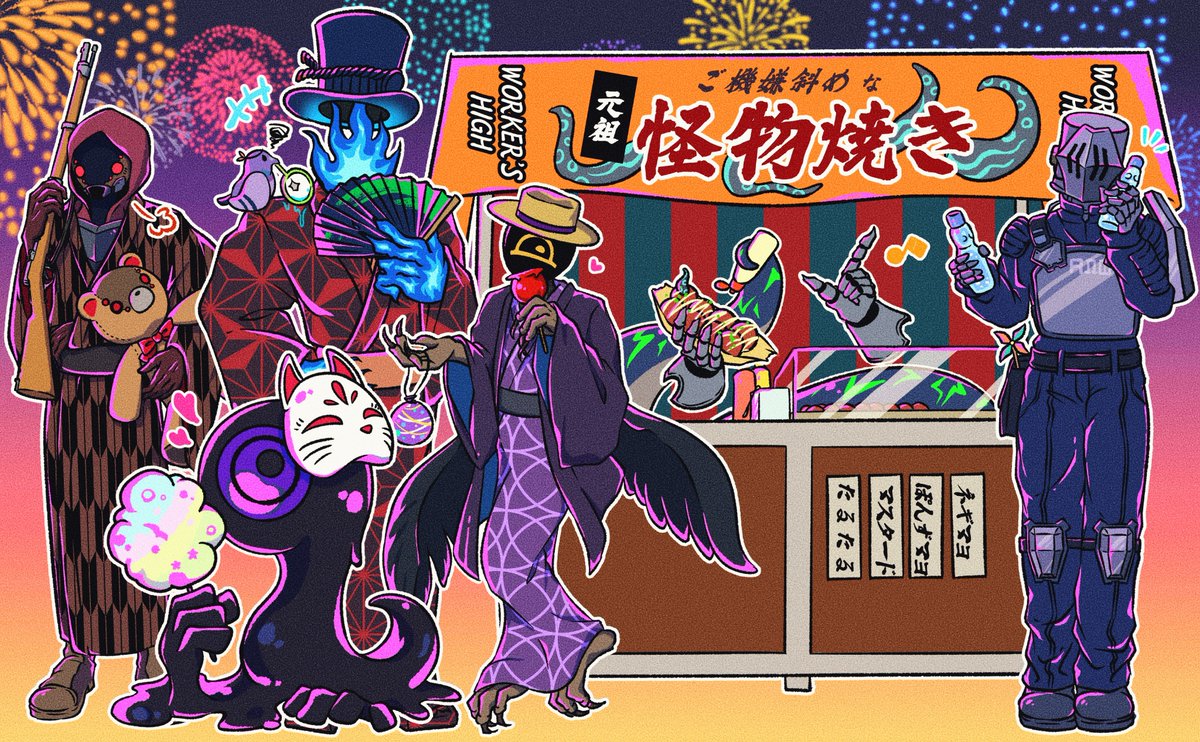 7a7aTa_Ro's tweet photo. 夏祭り🍎🧸🎆🌌🐙
#しごみせ https://t.co/jkW2Ev1df4