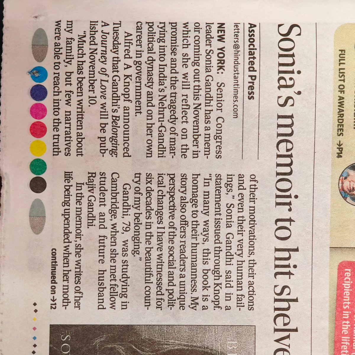 ratneshrai75's tweet photo. @htTweets it is accepted by the Congress party in a affidavit filed in court that Sonia Gandhi never studied at Cambridge and the information provided in the nomination filing was a typo mistake. Please update your knowlege before publishing an article in newspaper. https://t.co/oSx7PcMoVO