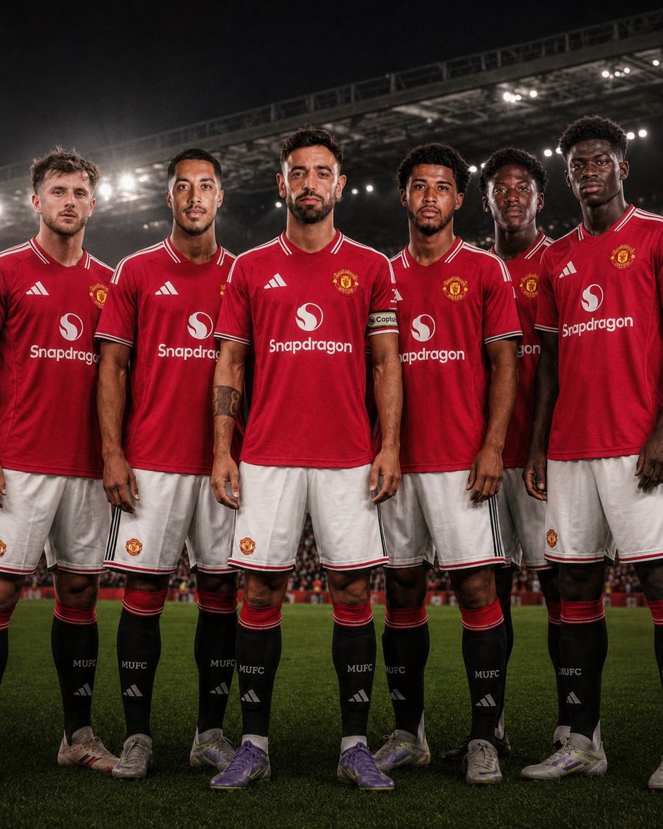 ilyazvinna's tweet photo. @FabrizioRomano We are not just participating, we are in full charge. Whoever has all six of these in their squad has every reason to claim to be a league contender. 🔴💪 #MUFC #GGMU https://t.co/QGB2AzxWwq