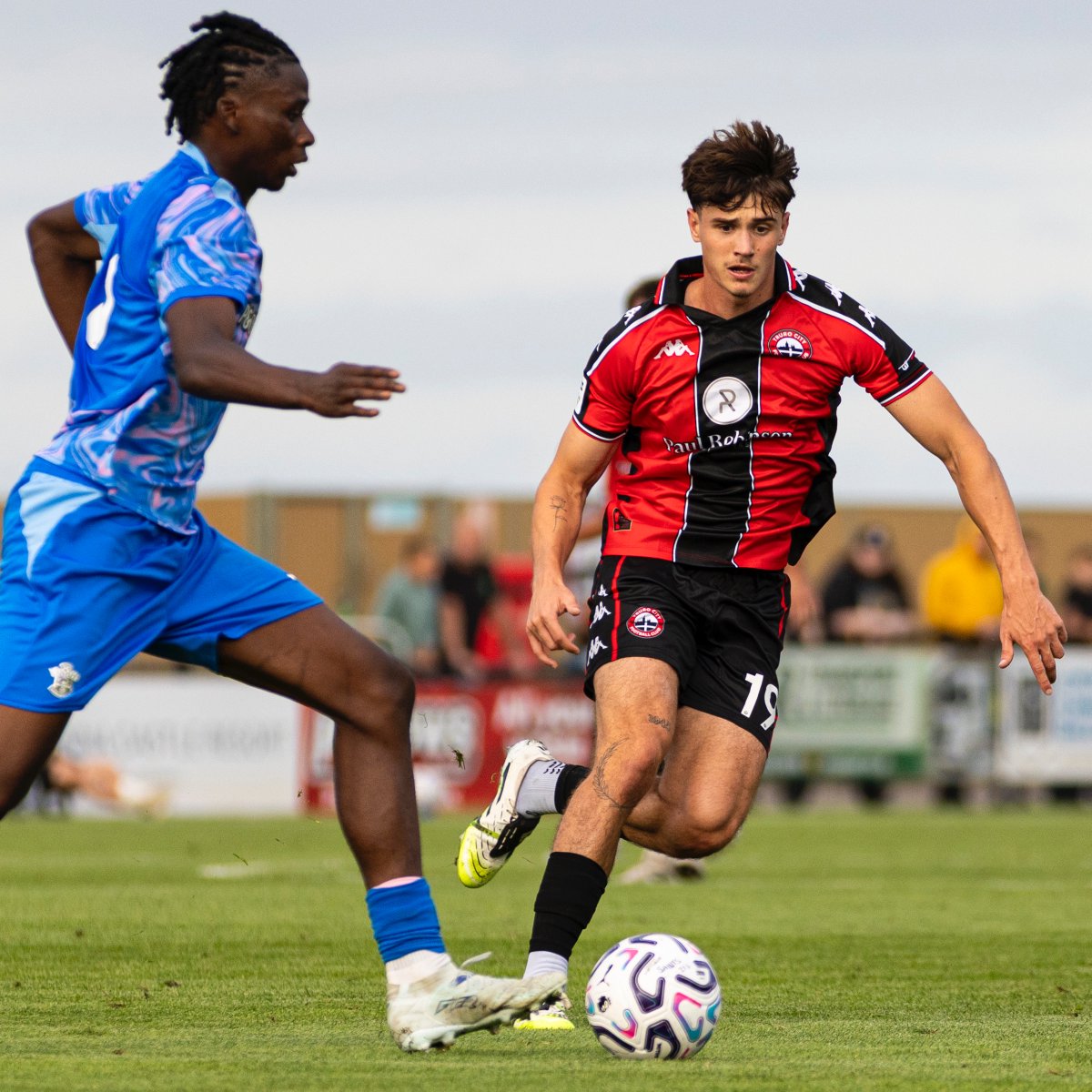 TCFC_Official's tweet photo. 👊 Congratulations to @lewiscolwell73 and @Jackn108 - City debutants last evening. 

❤️🖤 #WeAreTheCity https://t.co/zafSJckN7S