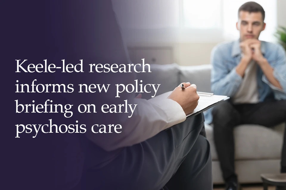 KeeleUniversity's tweet photo. Research led by a Keele University professor has played a key role in the development of a new policy briefing on early intervention in psychosis care. 

Read more ➡️ https://t.co/EQ0LIVxUjV https://t.co/KTynLizKNz