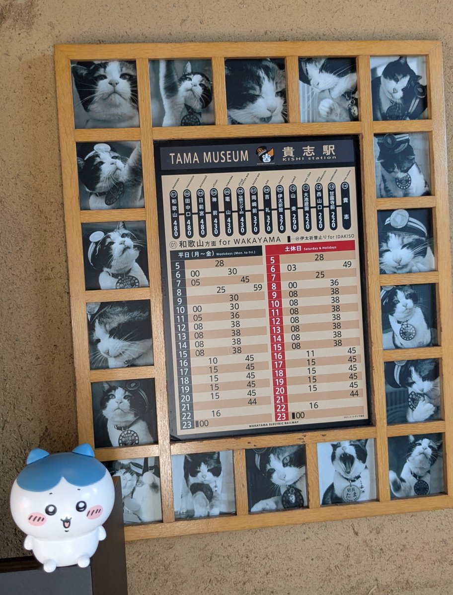 pontarorx's tweet photo. 和歌山電鐵貴志川線の貴志駅🚉に行きました☺️✨️

ネコ🐱の駅長は業務時間外でした😞
残念(´・ω・｀) https://t.co/2R8t8B0H1W