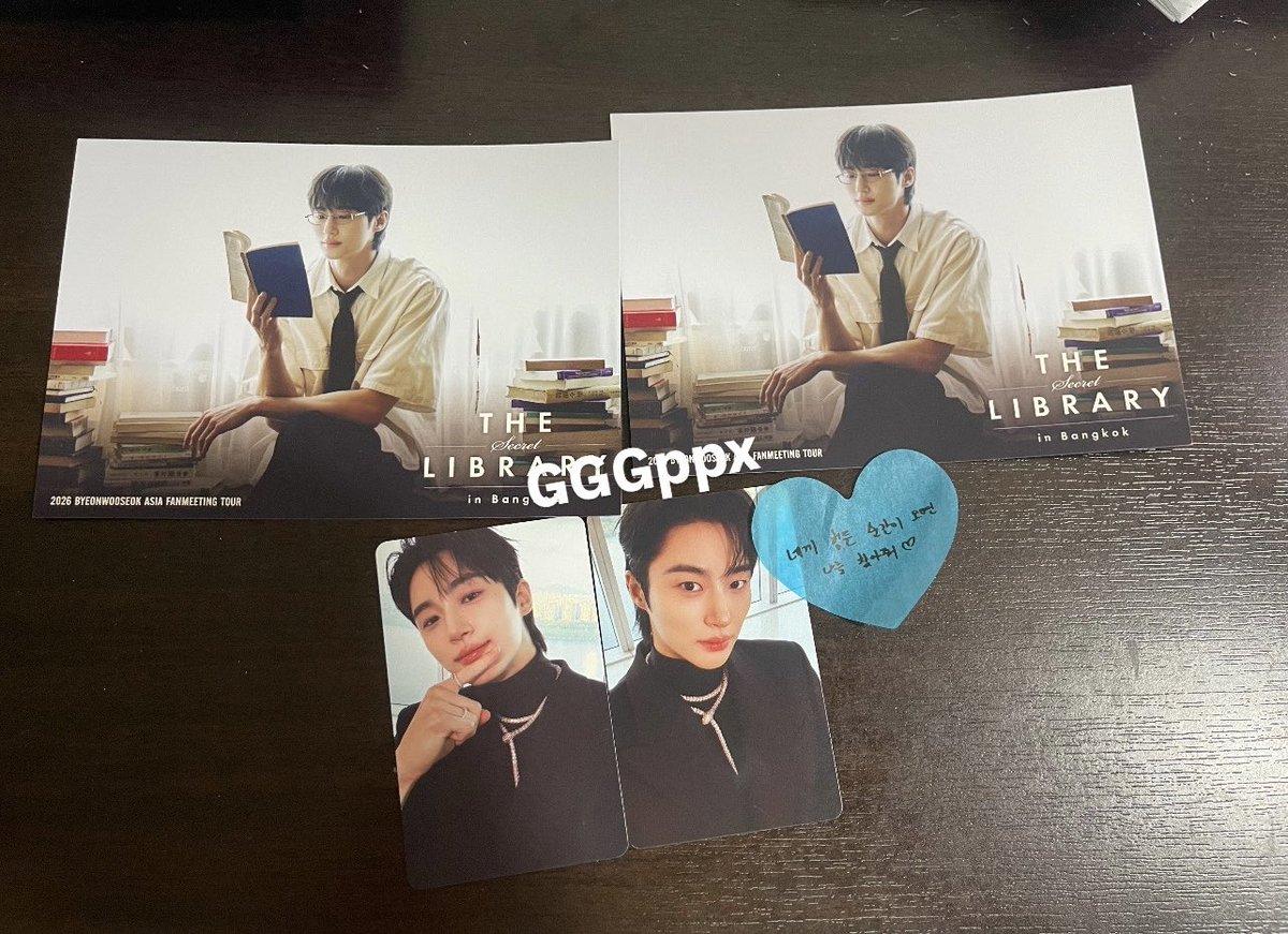 GGGppx's tweet photo. มีปล่อย 3 set 530 รวมส่ง มีใครสนใจไหมคะ 

#ตลาดนัดบยอนอูซอก #ตลาดนัดอูเชทง
#BYEONWOOSEOK_TOUR_in_BANGKOK
#TheSecretLibrary_in_Bangkok https://t.co/Dpbm5ENHDT