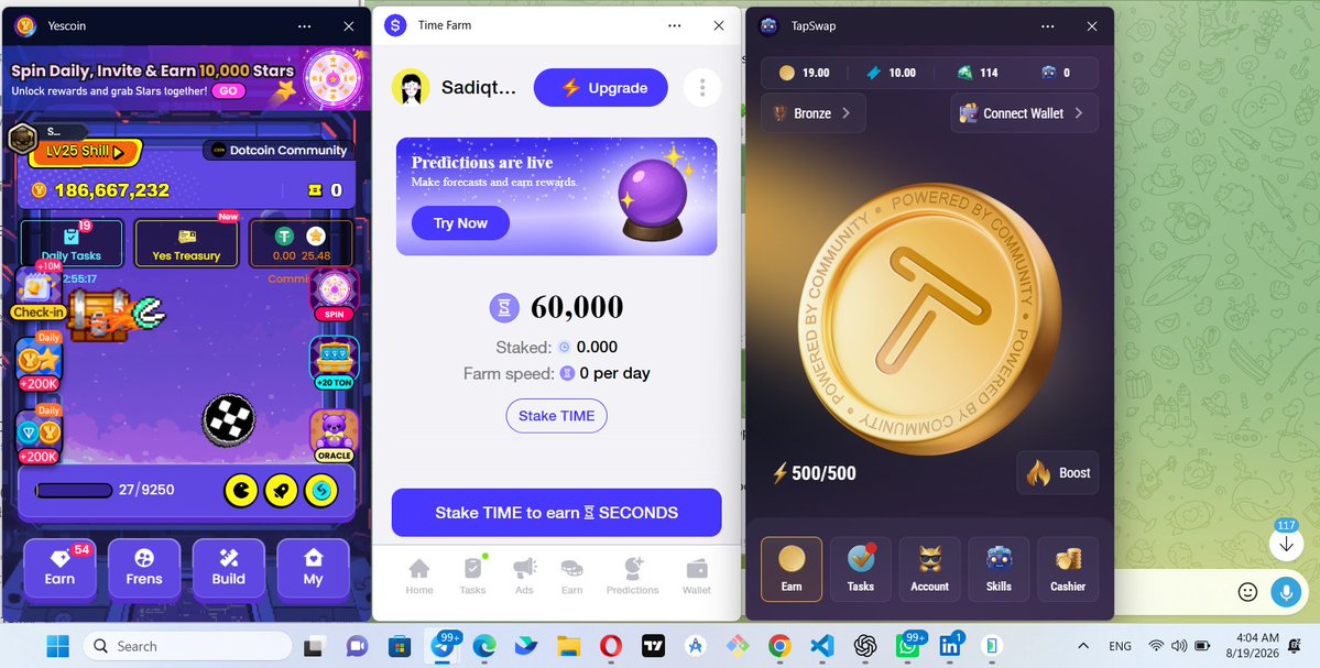 Sadiqtech_'s tweet photo. Top Telegram projects that scammed their community.

1. Timefarm.
2. Blum.
3. Paws
4. Fintopio
5. Dotcoin.
6. W-Coin.
7. Hamster Kombat
8. Memefi.
9. Catizen
10. Tomarket.
11. The Rocket
12. Pixeltab
13. CEXIO
14. Arixdex
15. Yescoin (Both yellow and white)
16. Memeland
17. Tapswap
18. Tonstation
19. Avacoin
20. Firecoin

Comment with any project you know!