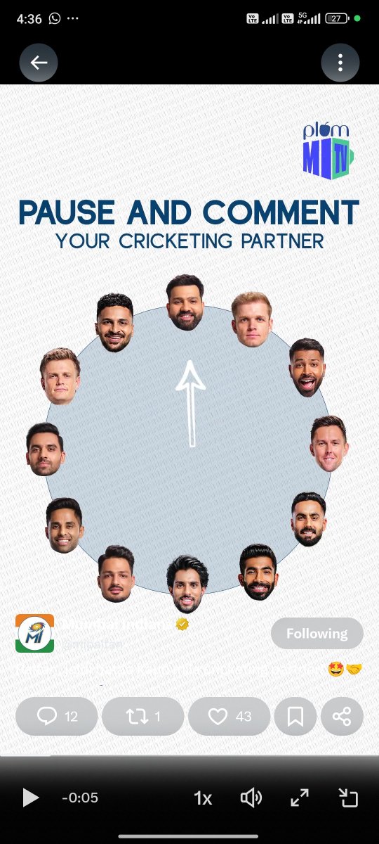 smsnaidu08's tweet photo. @mipaltan https://t.co/6Mw69FIzVY