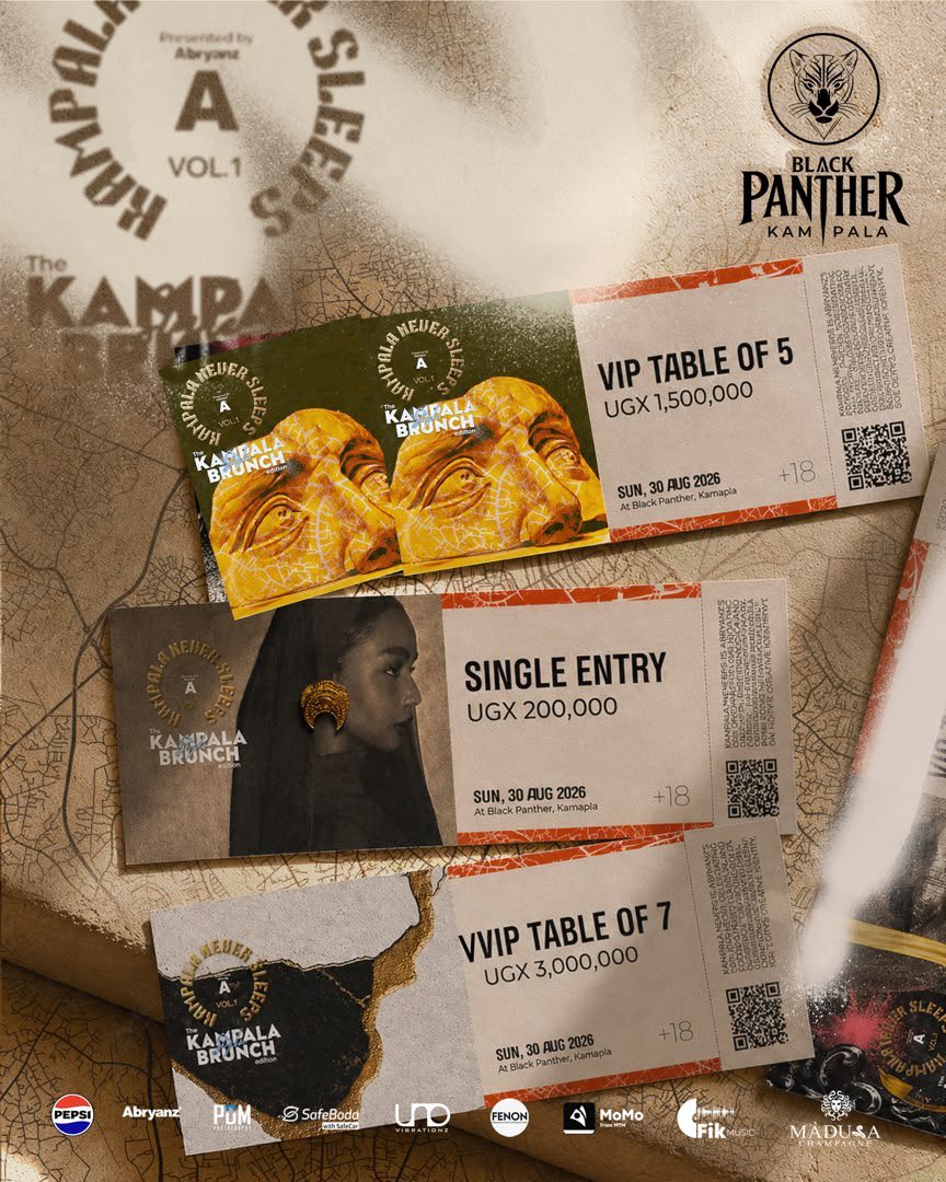 InfluencerUg1's tweet photo. Your sign to stop waiting and secure your spot at the #KampalaStyleBrunch.

📍 Black Panther
📅 30th August

The FLASH SALE goes live this Friday. Don’t hear about it after the tickets are gone.

Get your ticket via the MoMo App or dial 16520#. https://t.co/97OVg0jTE4